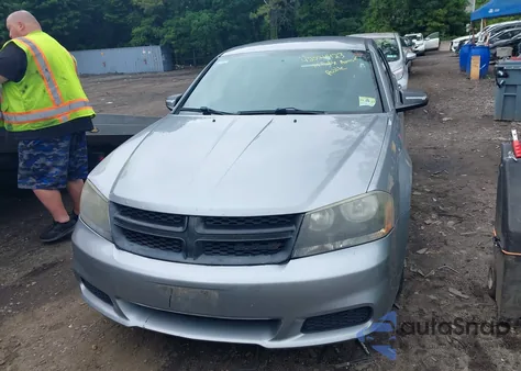 2014 Dodge Avenger Se из США, поврежденный, VIN 1C3CDZAB5EN149248